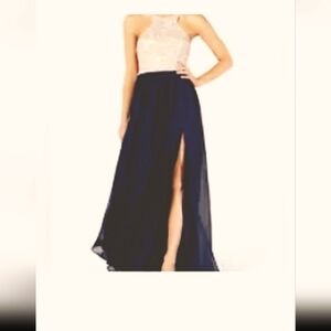 NWT Halter Sequin Gown